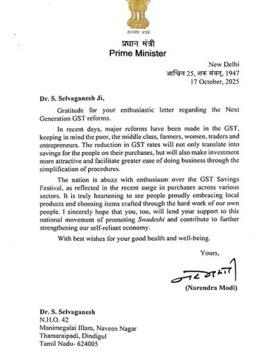 Dr. Selva Ganesh - National President of BHP