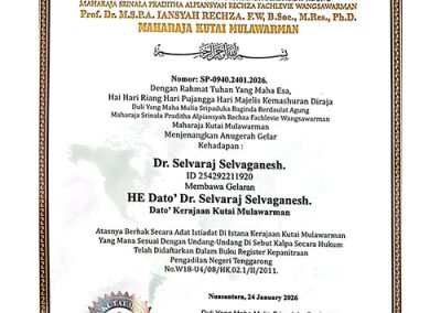 Dr. Selva Ganesh - National President of BHP